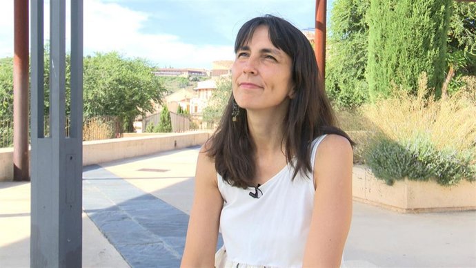 La candidata de Sumar en la provincia de Toledo, Marta Romero