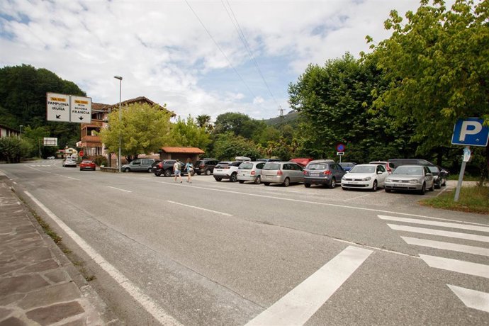 Archivo - Zona de actuación de las obras del intercambiador de transporte de Oronoz Mugairi.