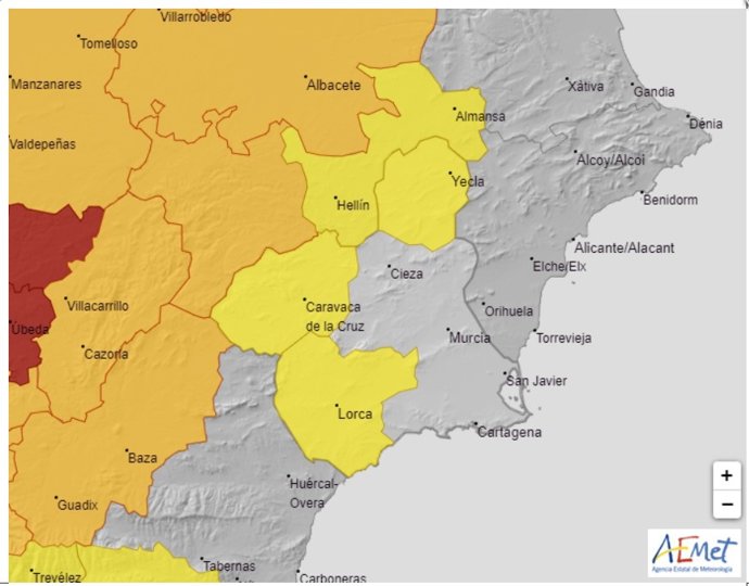 Avisos por altas temperaturas lunes 17 julio