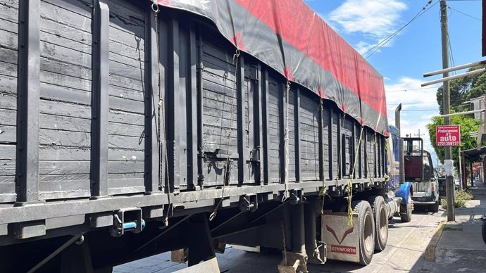 Camió on hi havia amuntegats més de 300 migrants a Mxic