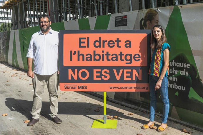 Sumar Més propone limitar la venta de viviendas a personas que no residan en Baleares.