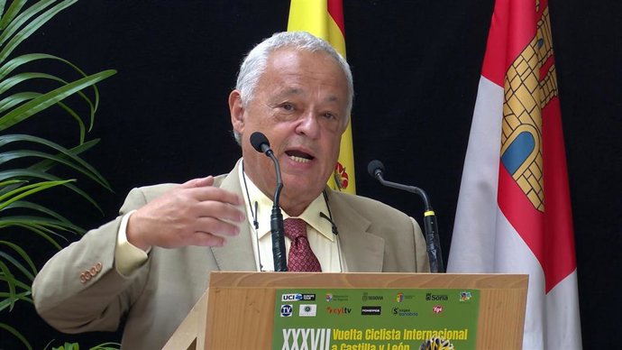 Gonzalo Santonja, durante la presentación de la prueba.