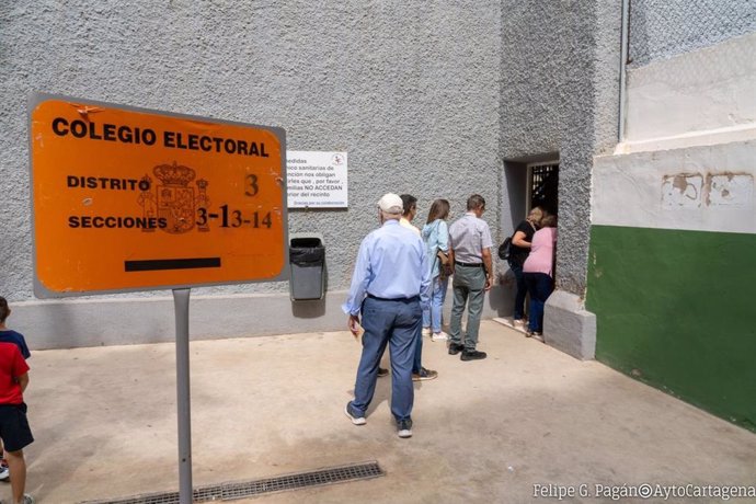 Archivo - Jornada Electoral en Cartagena