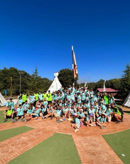 Campamento organizado por la Asociación Granadina de Diabetes.