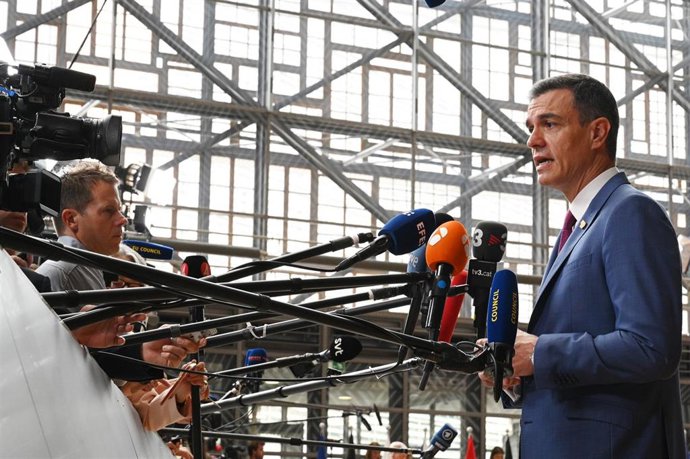 El presidente del Gobierno, Pedro Sánchez, en el Consejo Europeo celebrado en  Bruselas el pasado mes de junio. 