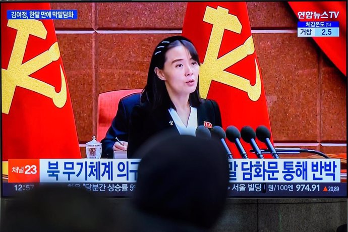 Archivo - Kim Yo Jong, hermana del líder de Corea del Norte, Kim Jong Un. 