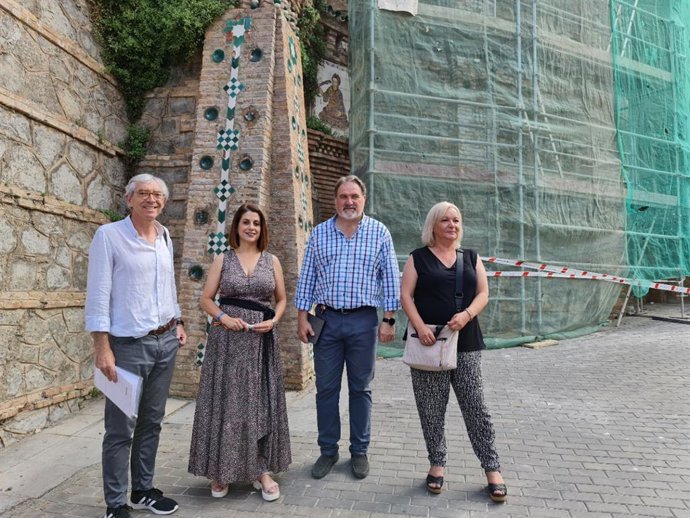 Comienzan los trabajos de restauración de la Escalinata de Teruel, a cargo de la Fundación Santa María de Albarracín.