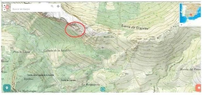 Localización de la vía ferrata