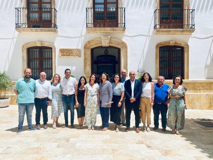 La consejera de Agricultura, Carmen Crespo, visita el Ayuntamiento de Albox (Almería).