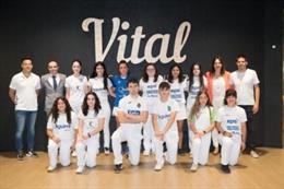 Presentación de los campeonatos de pelota mano y paleta femenina con motivo de las fiestas de la Virgen Blanca