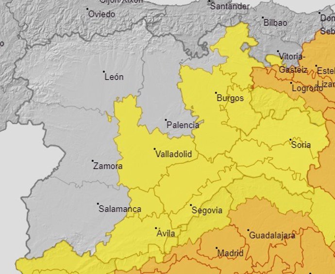 Avisos por altas temperaturas en Castilla y León este martes, 18 de julio.