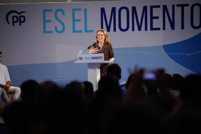 Gamarra pide votar masivamente a Feijóo porque es el único que puede lograr el cambio en España