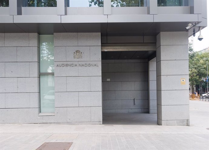 Entrada de la Audiencia Nacional, a 7 de julio de 2023, en Madrid (España). La Audiencia Nacional tiene su sede en Madrid  y es un órgano jurisdiccional único en España con jurisdicción en todo el territorio nacional, constituyendo un Tribunal centralizad