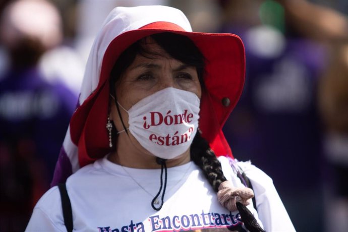 Archivo - Manifestaciones contra las desapariciones en México