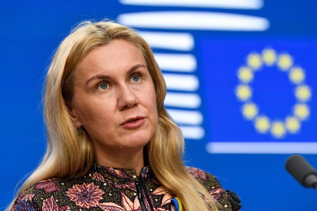 Archivo - FILED - 19 December 2022, Belgium, Brussels: EU Energy Commissioner Kadri Simson holds a press conference. The European Union has played down the importance of reducing oil production in Russia for global markets and said that Western sanctions 