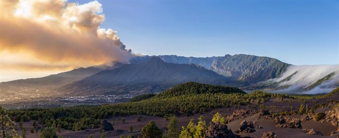 Humo provocado por las llamas del incendio de La Palma, a 16 de julio de 2023, en Puntagorda, La Palma, Canarias (España).