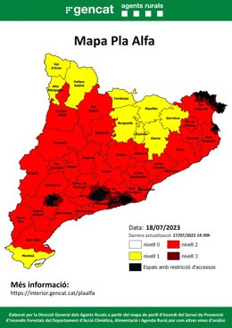 Mapa del Pla Alfa