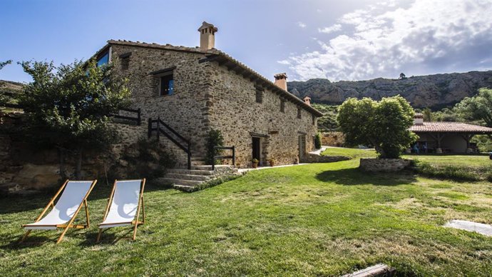 Archivo - Masía en Teruel.