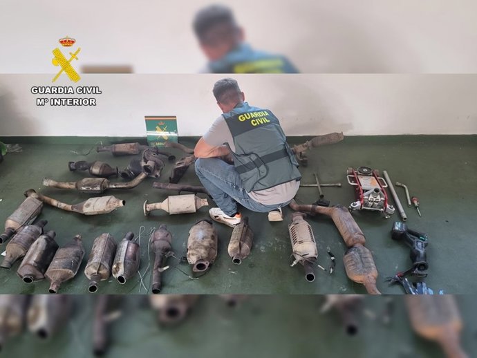 Desarticulan una banda dedicada al robo de catalizadores en aparcamientos de Alicante y Valencia
