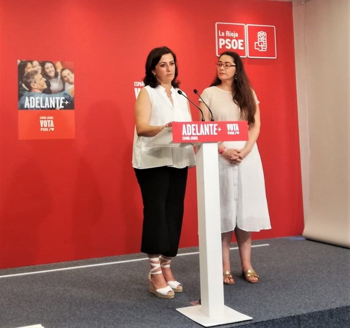 Concha Andreu y Elisa Garrido