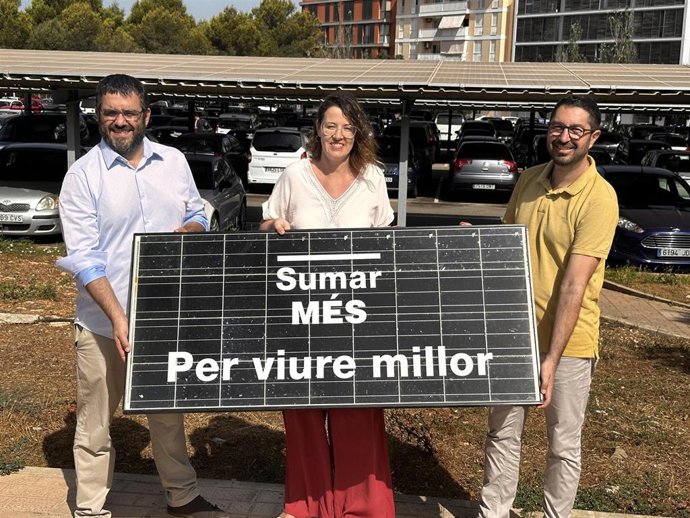 El cabeza de lista de Sumar MÉS al Congreso de los Diputados, Vicen Vidal (i).