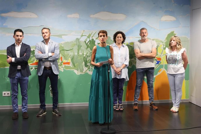 Visita al centro San José, en Pamplona.