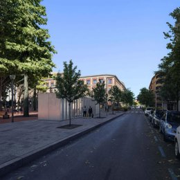 Archivo - Adjudicada la construcción del aparcamiento subterráneo de la calle Sangüesa, cuyas obras comenzarán este verano