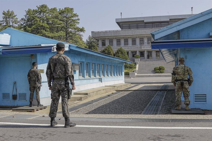 Archivo - Imagen de archivo de al Zona Desmilitarizada entre las dos Coreas.