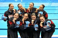 España, campeona del mundo en equipo técnico de natación artística