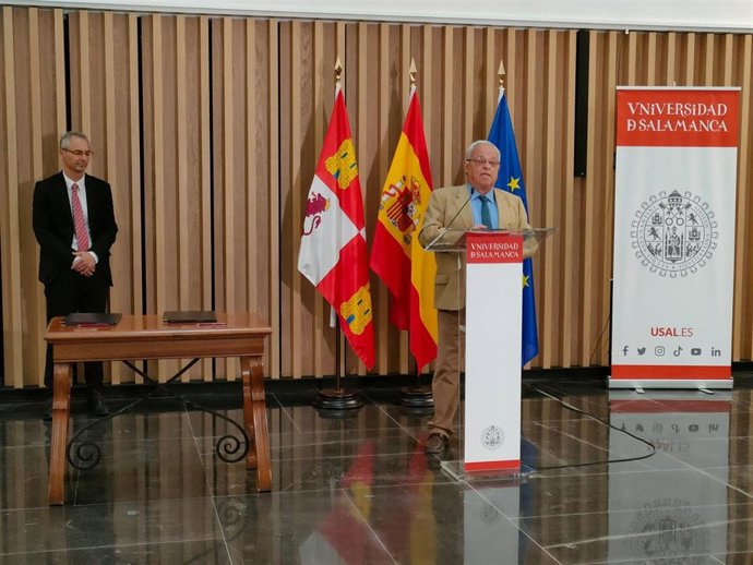 El rector y el consejero de Cultura.