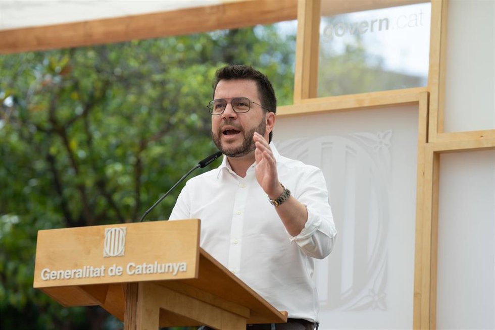 El presidente de la Generalitat de Catalunya, Pere Aragons, en una imagen de archivo.