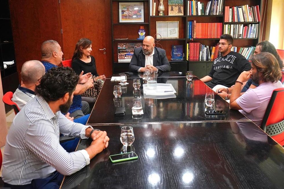 Reunión del alcalde de Palma con el sector de los conductores de calesas.