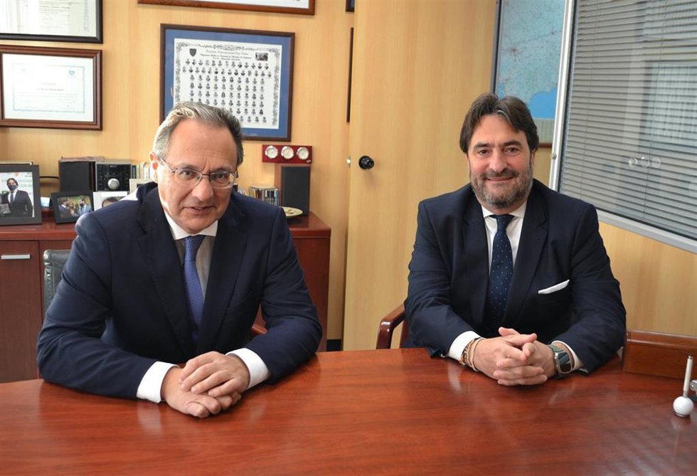 Archivo - Ozgur Unay Unay y Manuel González Moles, presidente y CEO de UG21, respectivamente.