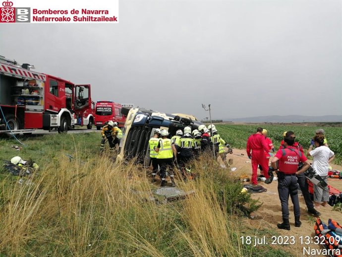 Imagen del accidente.
