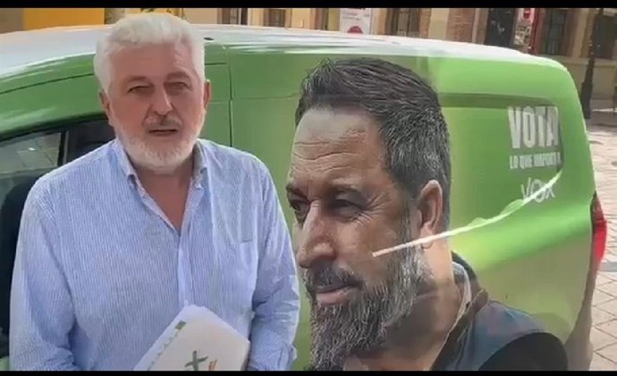 El candidato número uno de Vox por La Rioja al Congreso, Jorge Cutillas