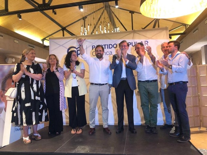 El expreidente Mariano Rajoy en Tarancón