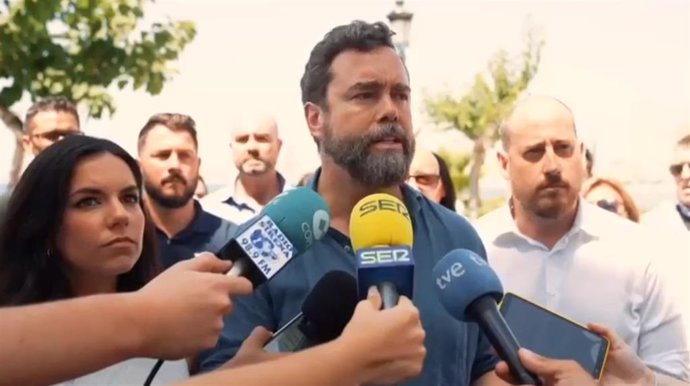 El portavoz de Vox en el Congreso, Iván Espinosa de los Monteros, en Benidorm (Alicante).