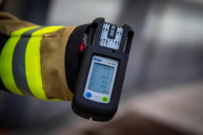 Archivo - Baliza de medición fija para medir los gases nocivos en el barrio costero de Puerto Naos, a 13 de septiembre de 2022, en Los Llanos de Aridane, La Palma, Canarias (España). A seis días de que se cumpla el aniversario de la entrada en erupción 