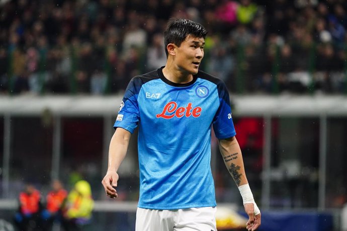 Archivo - Kim Min-jae (SSC Napoli) during the UEFA Champions League, Quarter-finals, 1st leg football match between AC Milan and SSC Napoli on April 12, 2023 at San Siro stadium in Milan, Italy - Photo Morgese-Rossini / DPPI