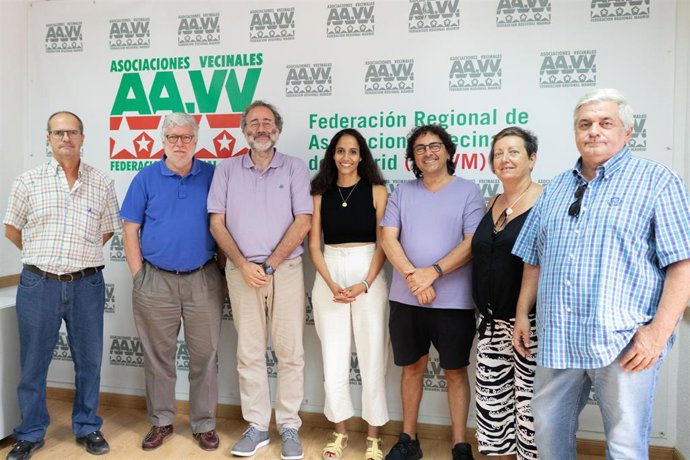 Miembros de la FRAVM se reúnen con la candidatura de Sumar por Madrid