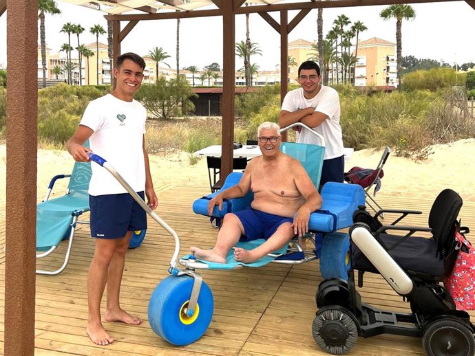 Baño inclusivo en Islantilla.