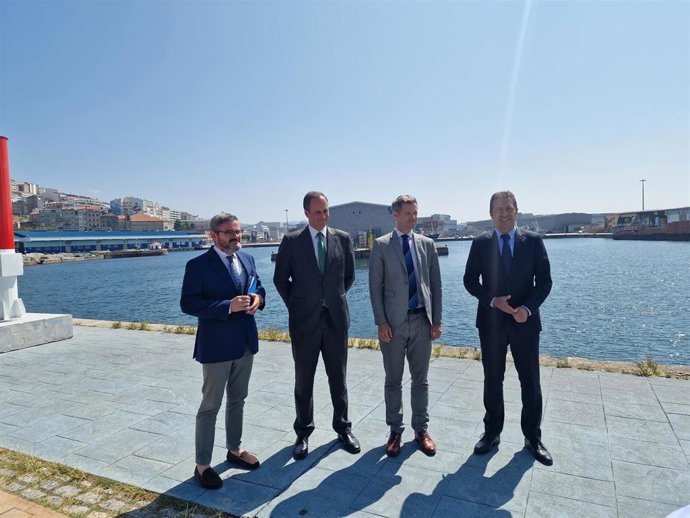 El conselleiro este martes en Vigo.