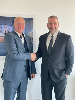 Martin Hartmann (left) and Lampros Bisalas (right)