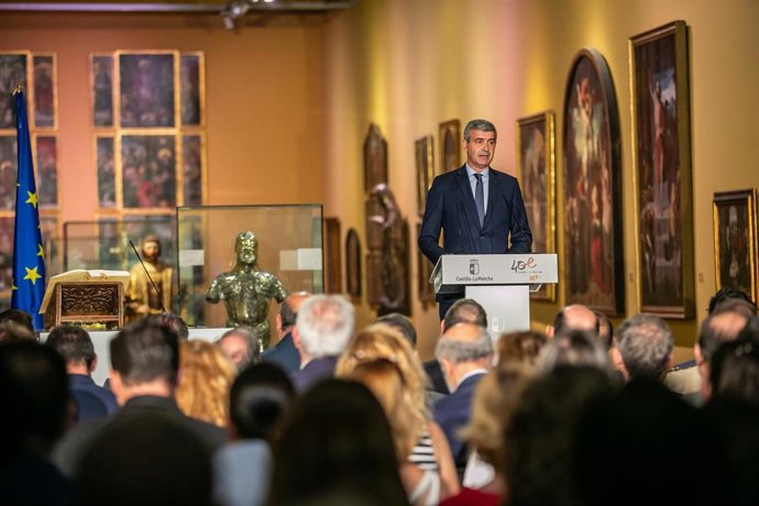 El nuevo delegado de la Junta, Álvaro Gutiérrez, tras tomar posesión.