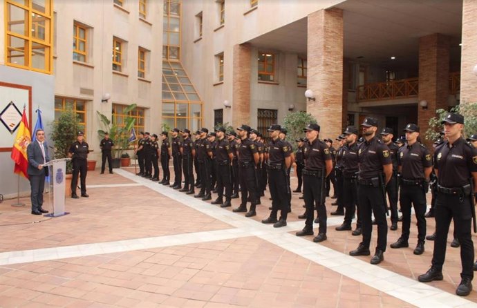 Un total de 152 policías en prácticas se incorporan a la Policía Nacional en Málaga