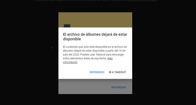 El archivo de álbumes cierra su servicio definitivamente.