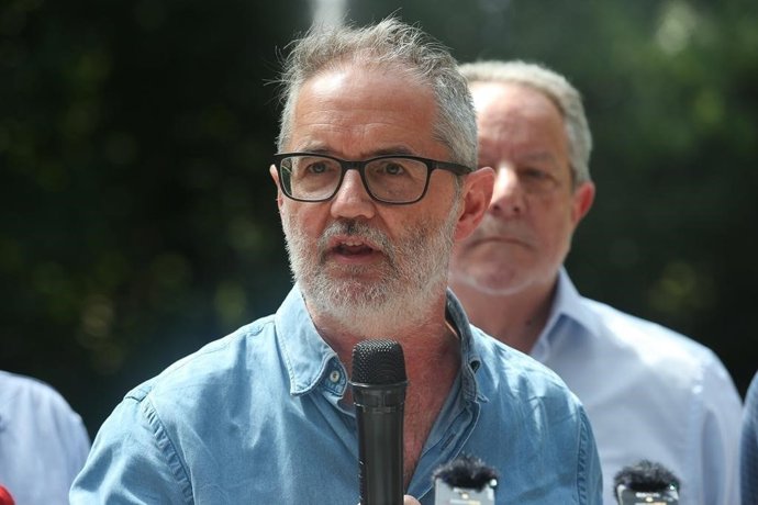 El candidato de Sumar por Asturias al Congreso, Rafael Cofiño.