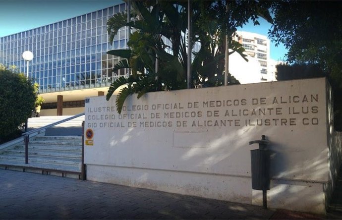 Imagen del edificio del Colegio Oficial de Médicos de la provincia de Alicante (COMA).