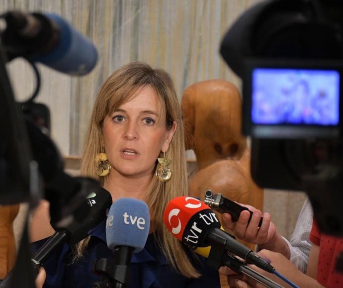 Archivo - La diputada del PSOE, Sara Orradre
