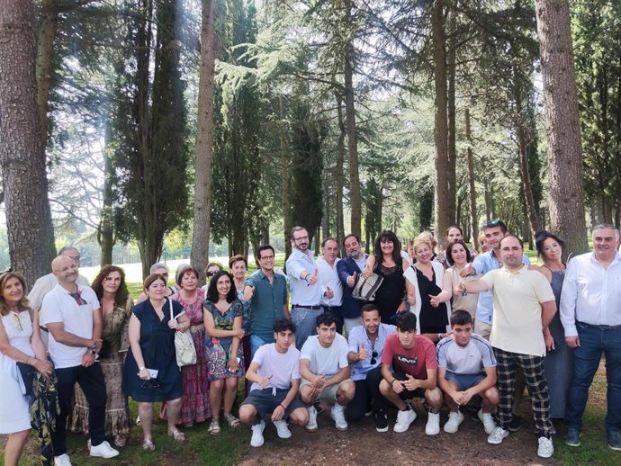El portavoz del Partido Popular en el Senado, Javier Maroto, participa en un encuentro social e intergeneracional en Soria